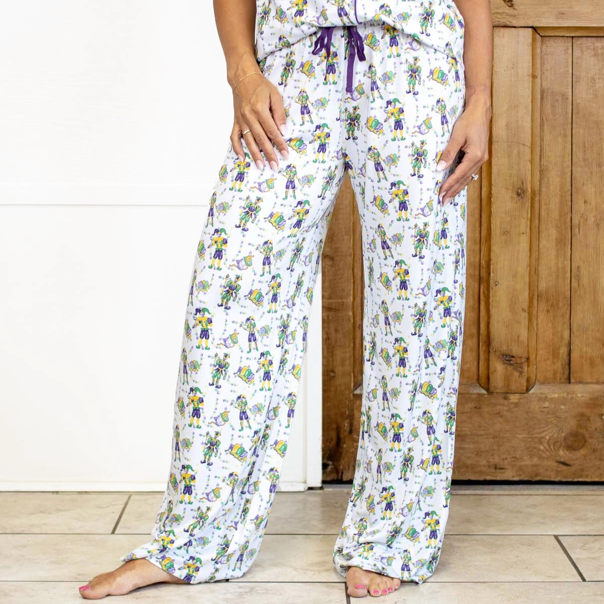 Mardi Gras Jester Pajama Pants