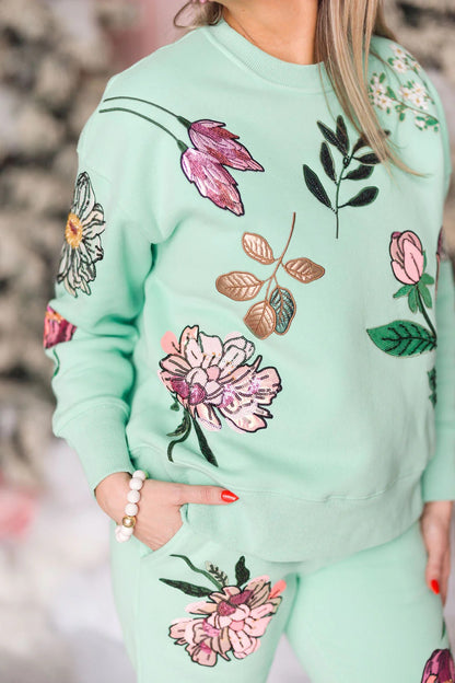 Brianna Cannon Snowdrop Botanicals Sweatshirt