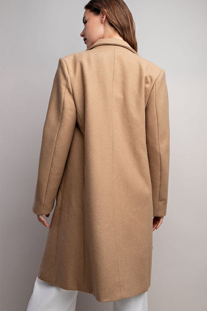 Camel Collared Coat