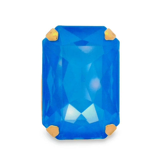Mini Soleil Ring Electric Blue Tova