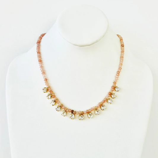 Tova Peggy Necklace Fairy Peach