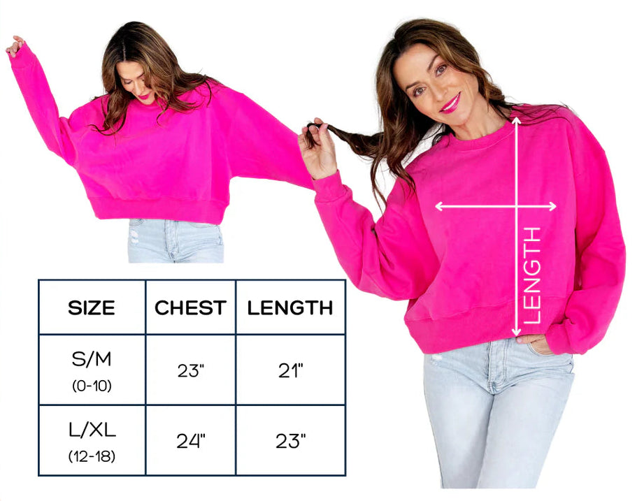 Pre Order - Pink Polka Dot Sweatshirt