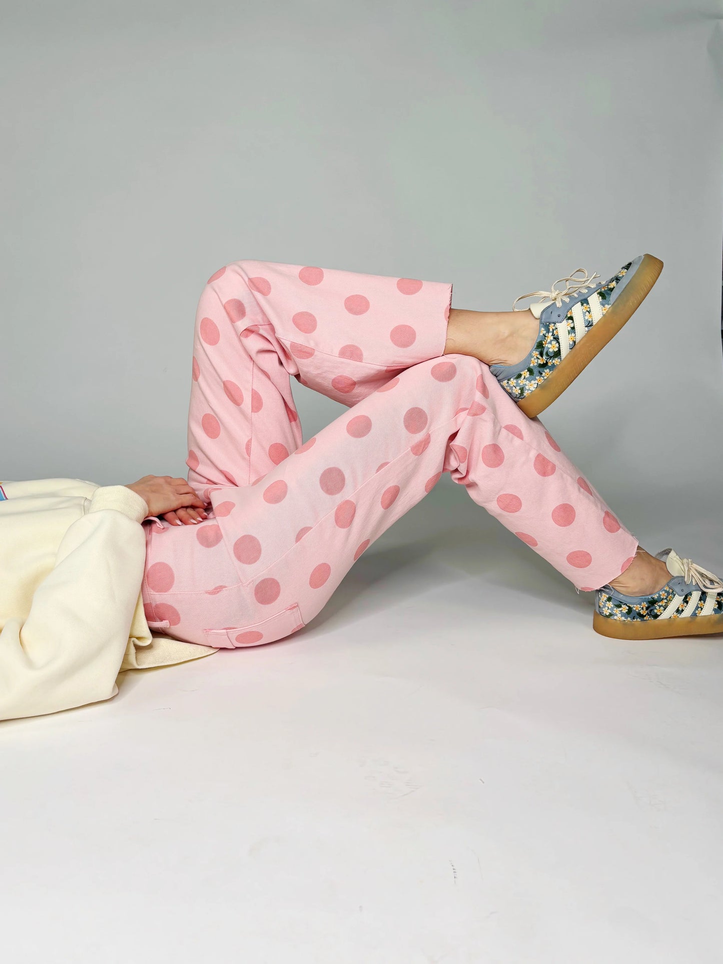 Pink Polka Dot Pants