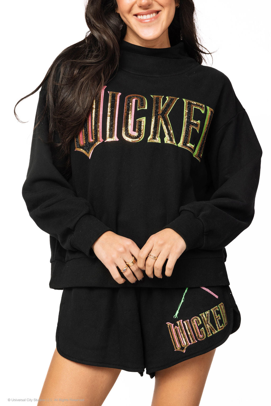 Queen of Sparkles Wicked Logo Sweatshirt
