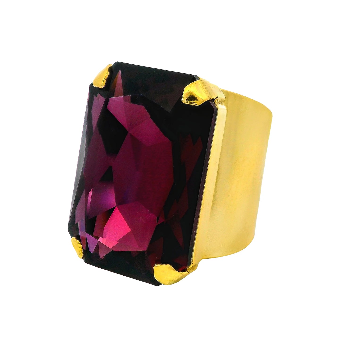 Mini Soleil Ring Amethyst Tova