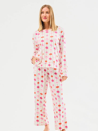 Mary Square Annie Pumpkin Pajama Set