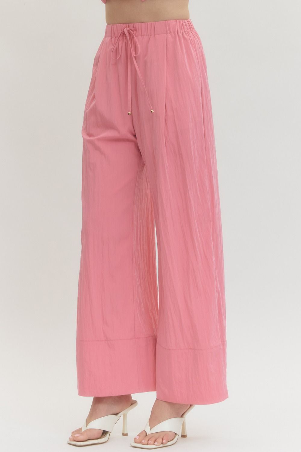 Pink Easy Days Wide Leg Pants