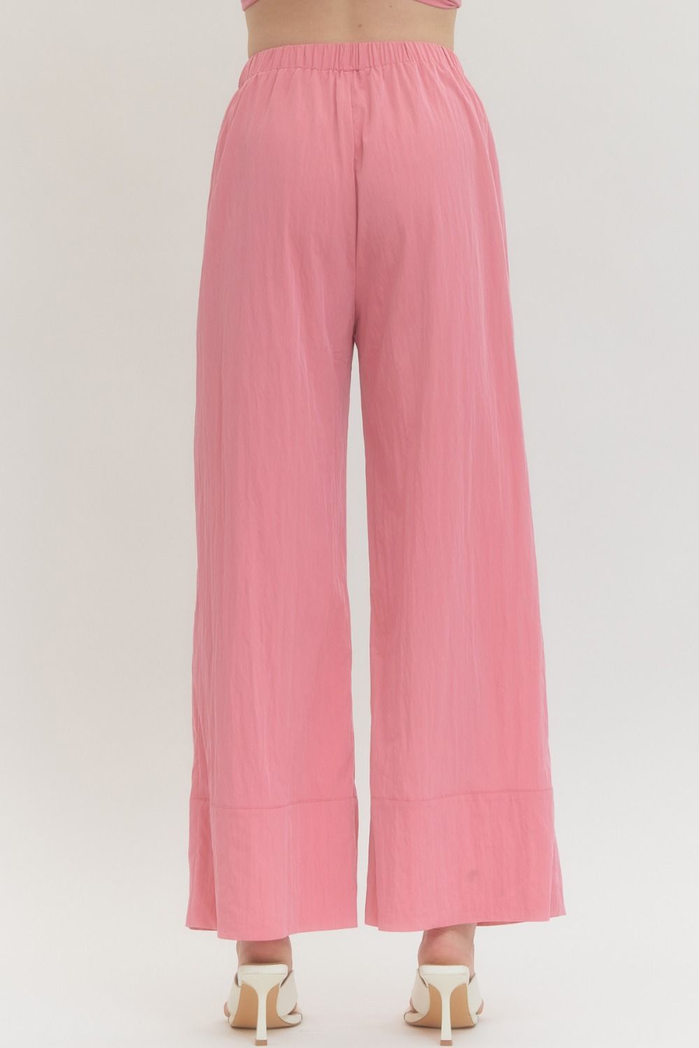 Pink Easy Days Wide Leg Pants