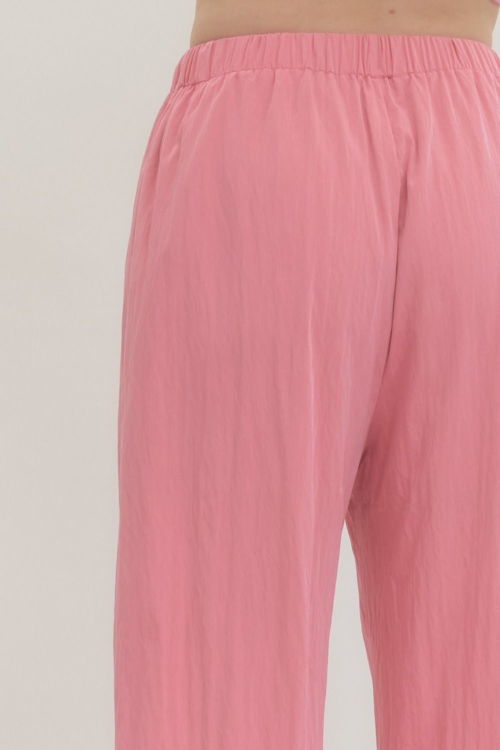Pink Easy Days Wide Leg Pants