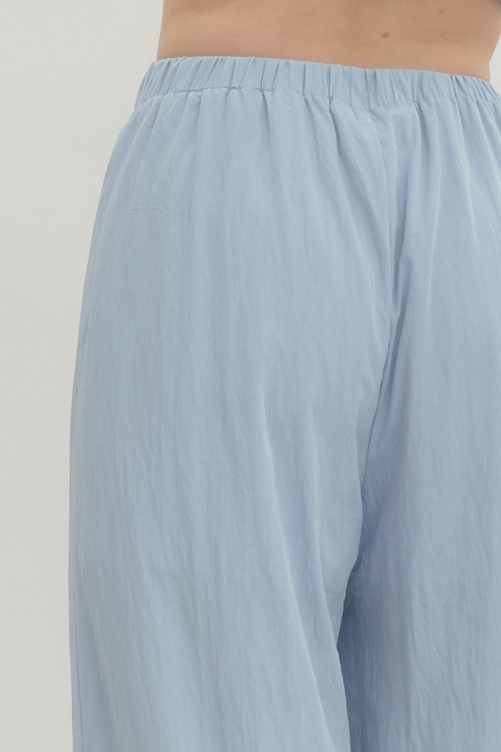 Blue Easy Days Wide Leg Pants