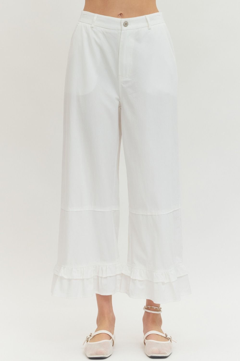Classic Breeze Ruffle Hem Pants
