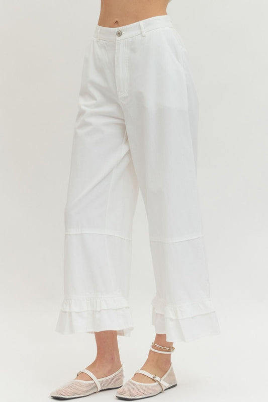 Classic Breeze Ruffle Hem Pants