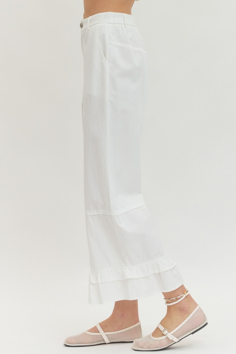 Classic Breeze Ruffle Hem Pants