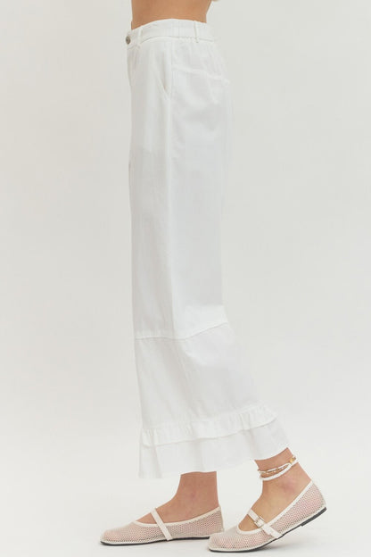 Classic Breeze Ruffle Hem Pants