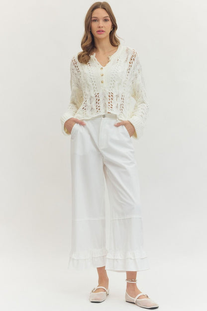 Classic Breeze Ruffle Hem Pants