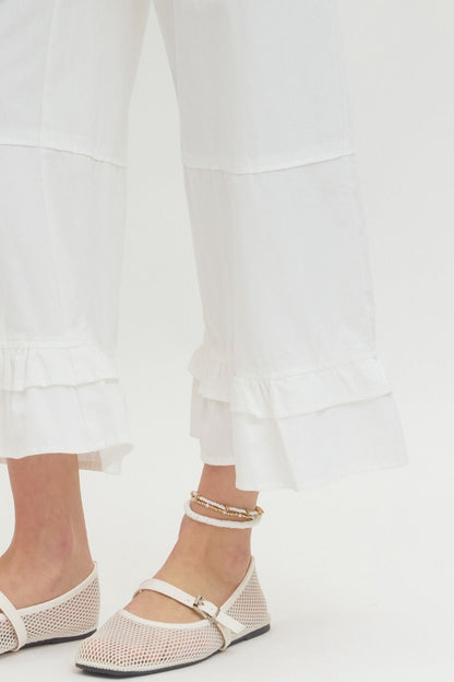 Classic Breeze Ruffle Hem Pants