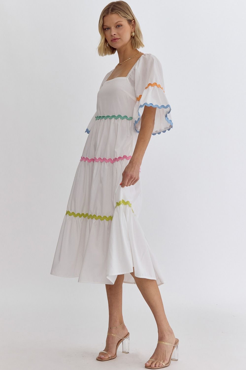 Rainbow Midi Dress