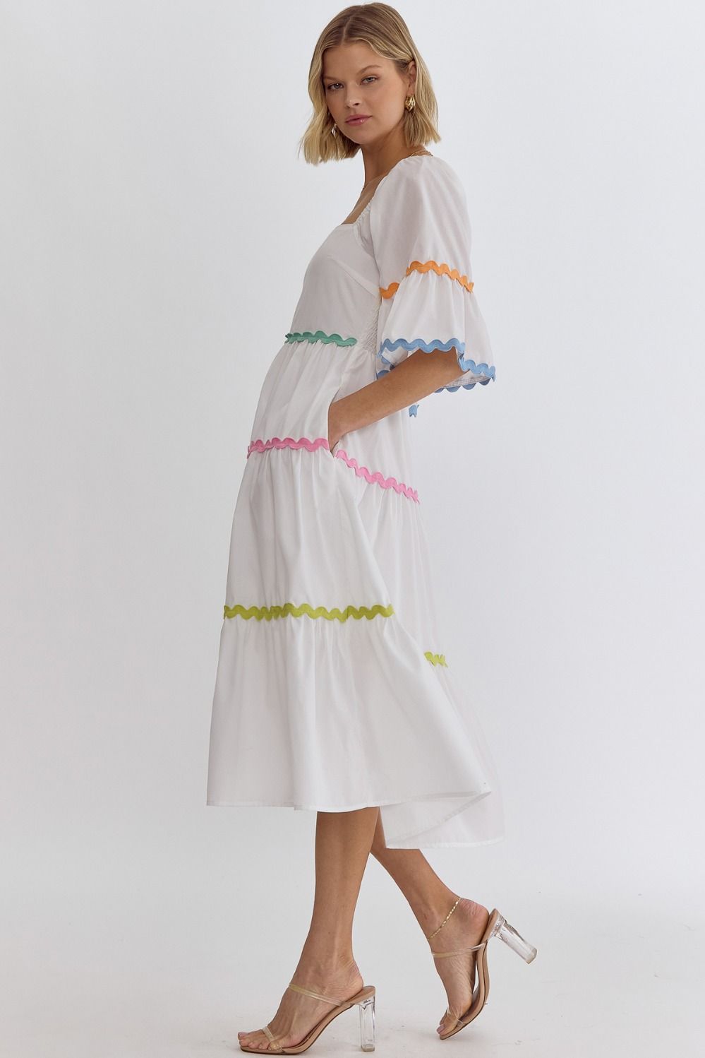 Rainbow Midi Dress