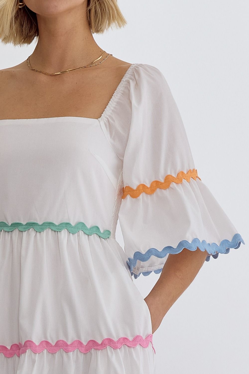 Rainbow Midi Dress