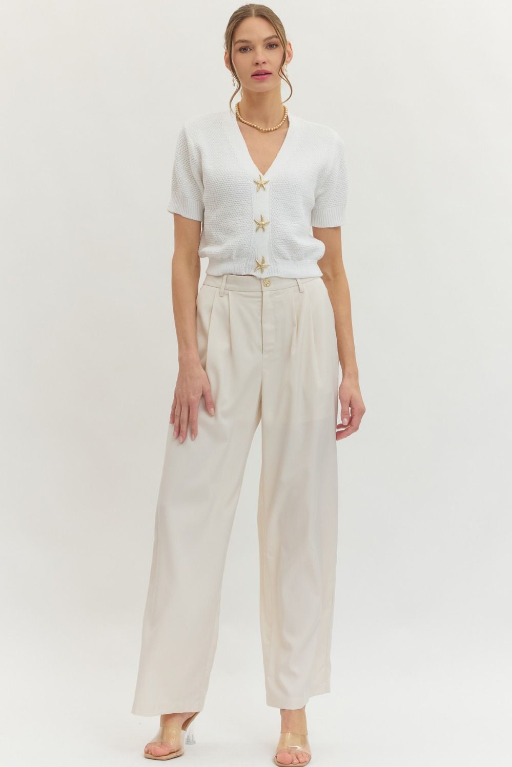 Coastal Charm Starfish Sweater