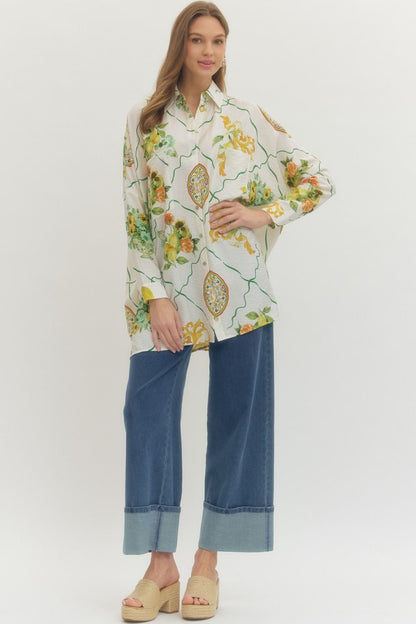 Mediterranean Tunic Top