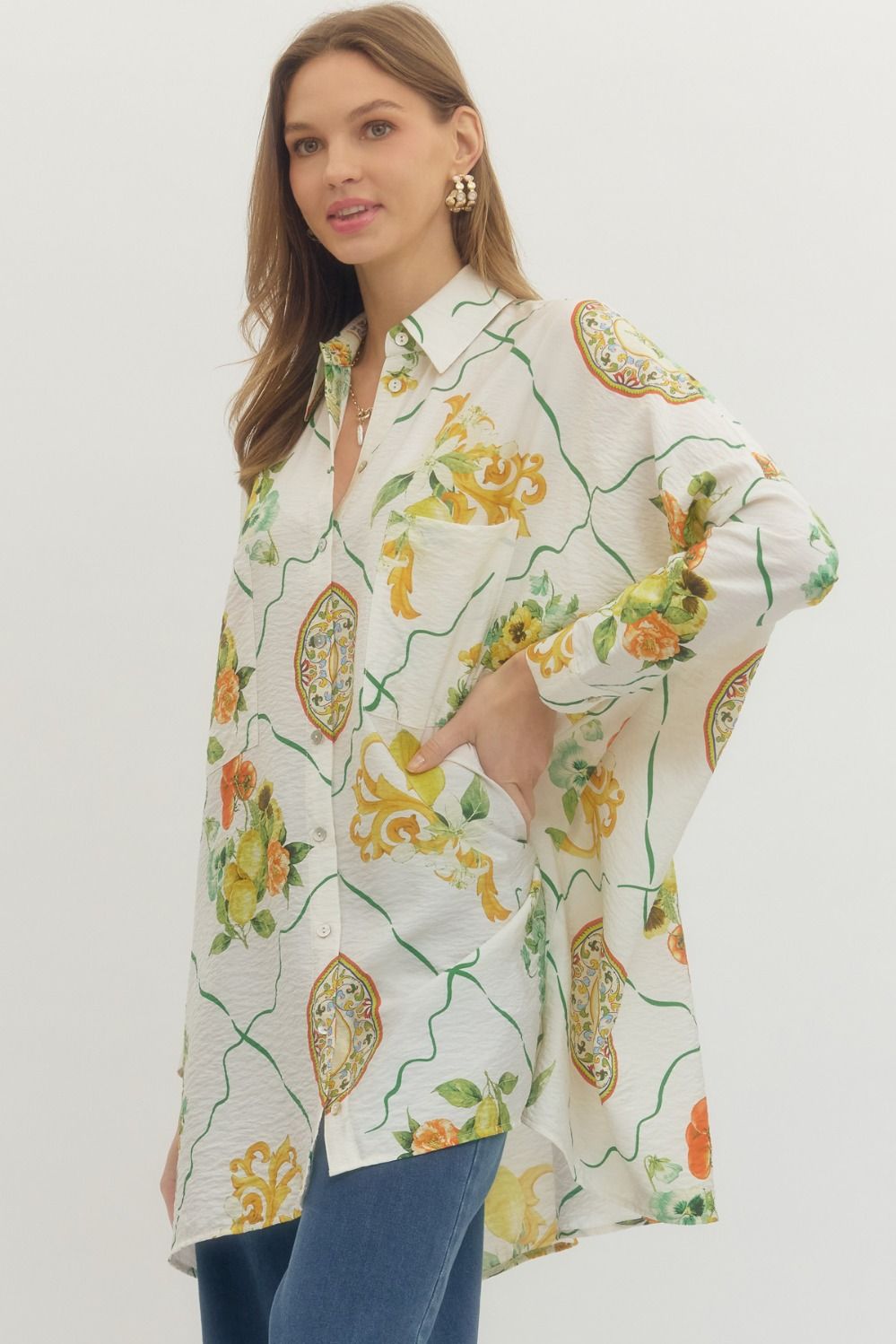 Mediterranean Tunic Top