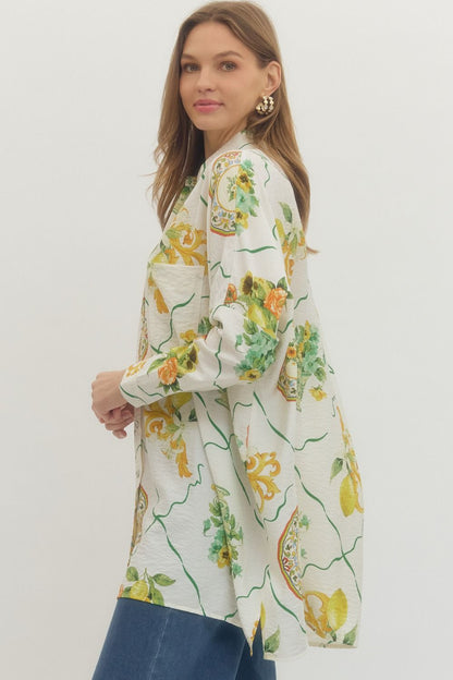 Mediterranean Tunic Top