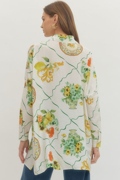 Mediterranean Tunic Top