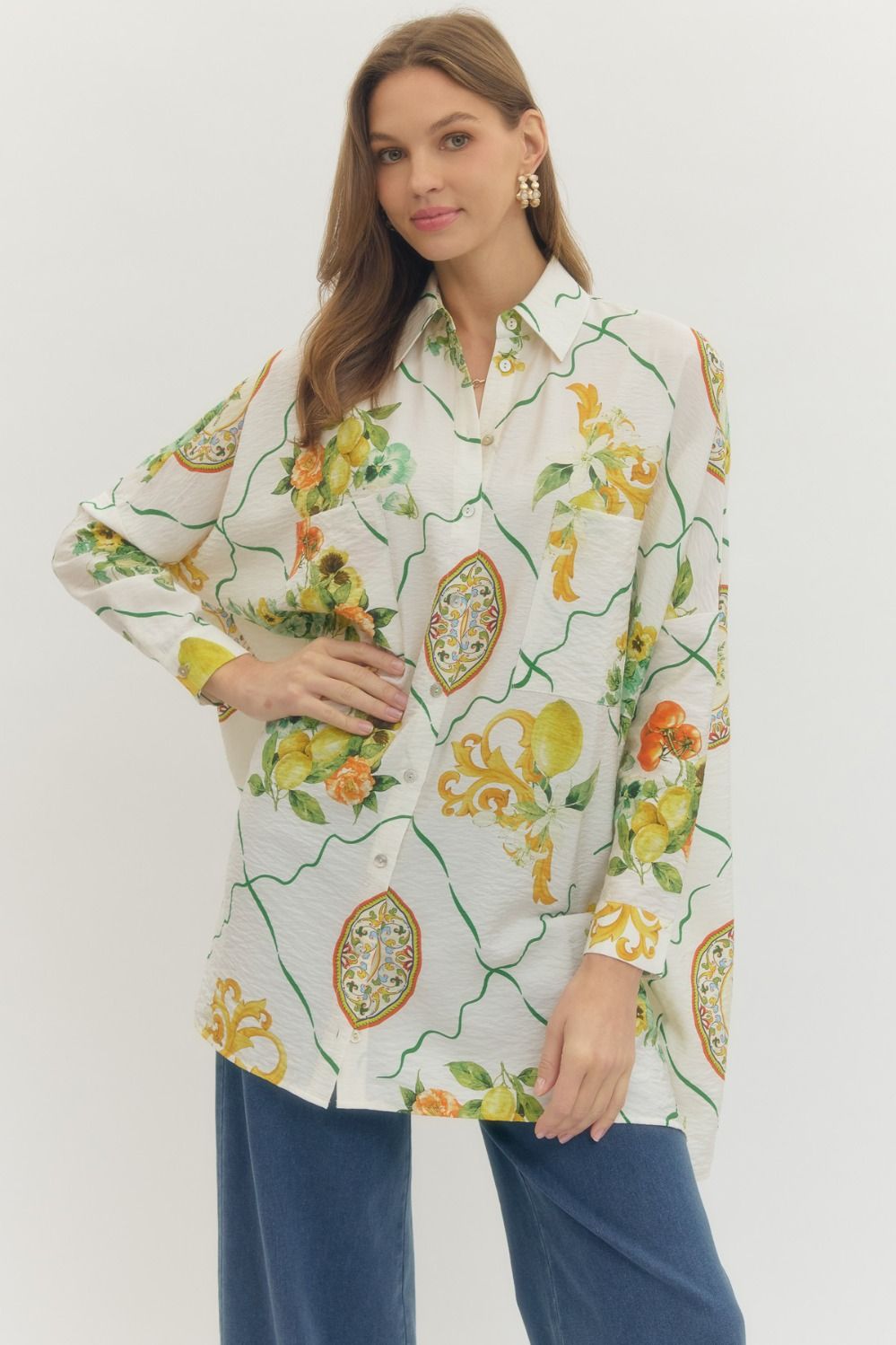 Mediterranean Tunic Top