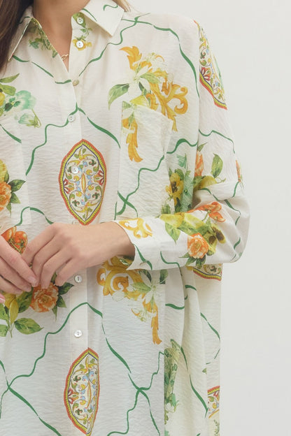 Mediterranean Tunic Top