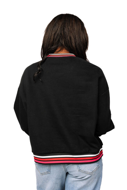 Queen of Sparkles Black Nurse Icon Sweater