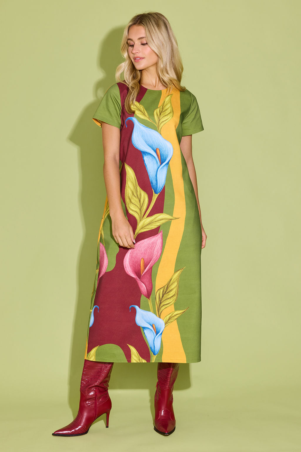 Alden Adair Elliot Dress In Calla Lily