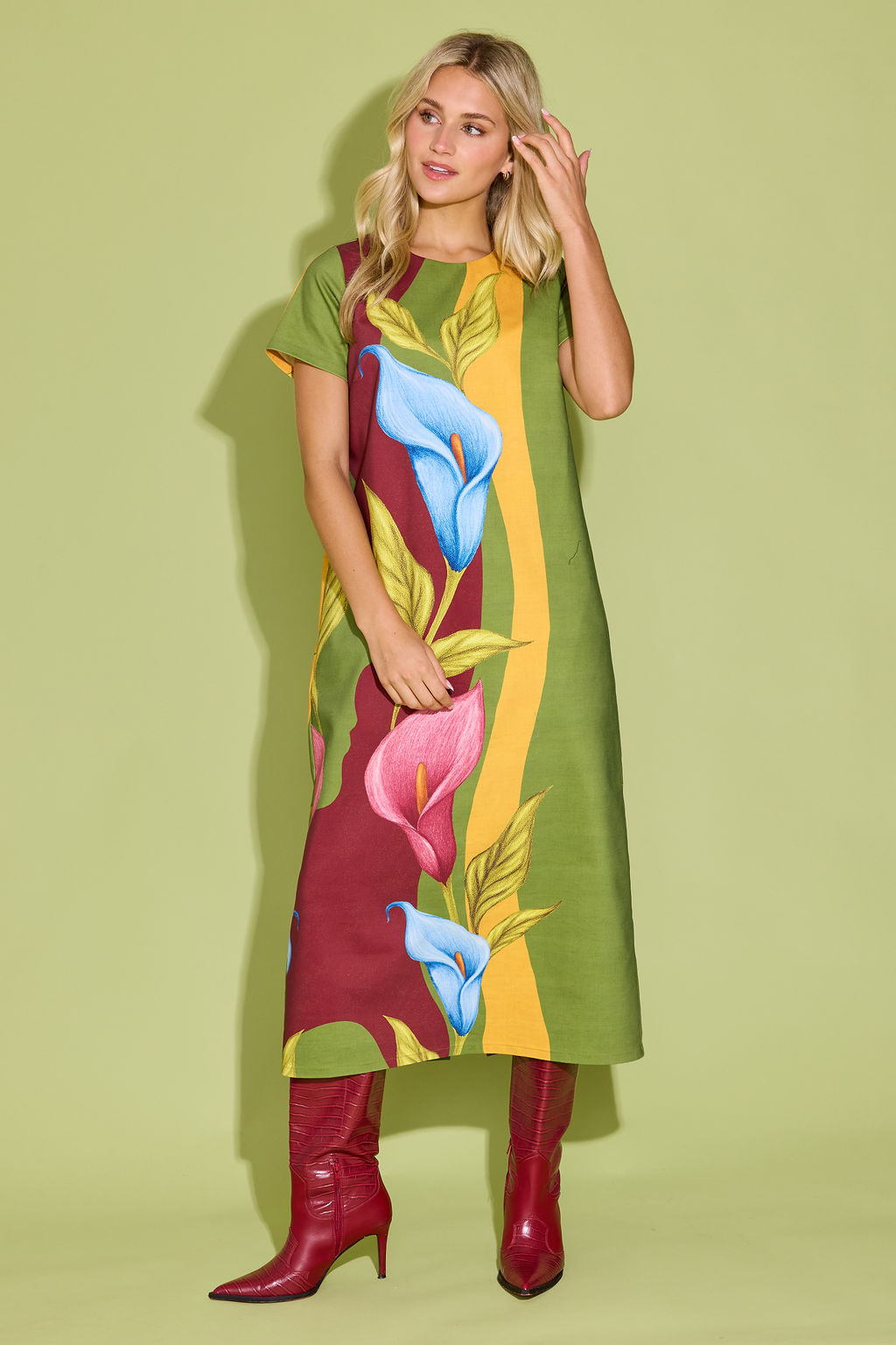 Alden Adair Elliot Dress In Calla Lily