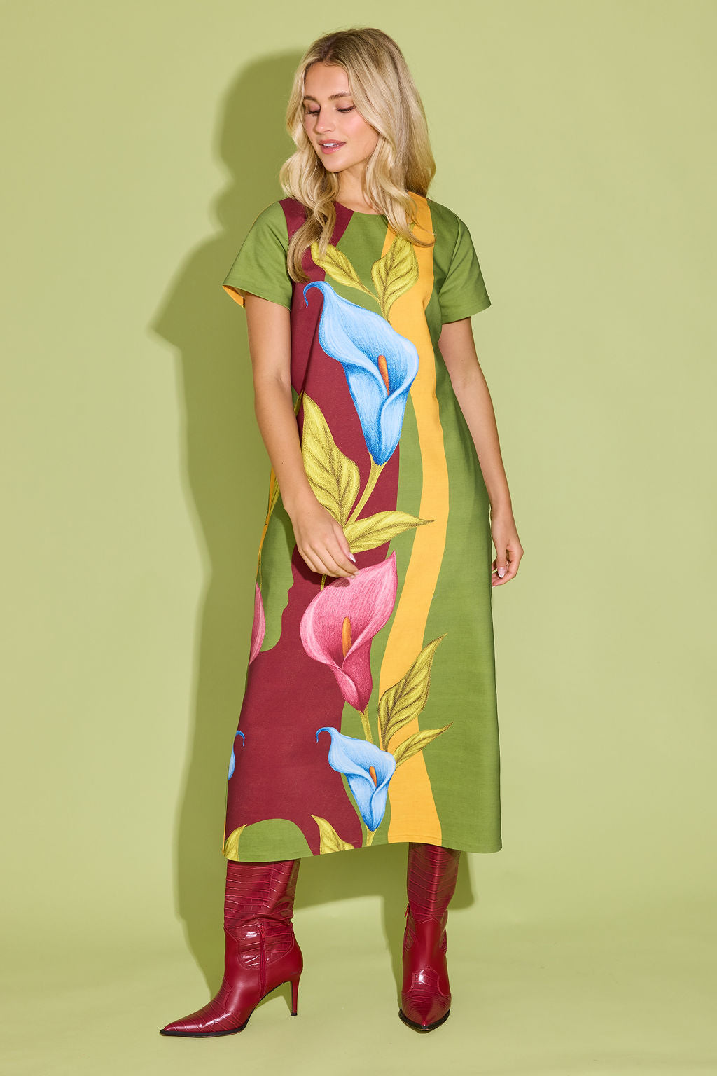Alden Adair Elliot Dress In Calla Lily