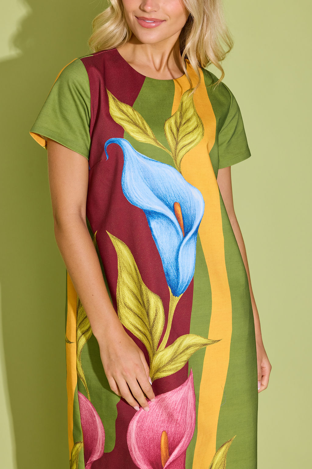 Alden Adair Elliot Dress In Calla Lily