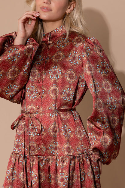 Alden Adair Adele Dress in Desert Jewel